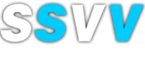 Logotipo oficial SSVV cassino com design moderno e cores vibrantes.
